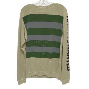 FREECITY Artists Wanted Tan Bleached Sweatshirt Hockney Strike Raglan Sweater